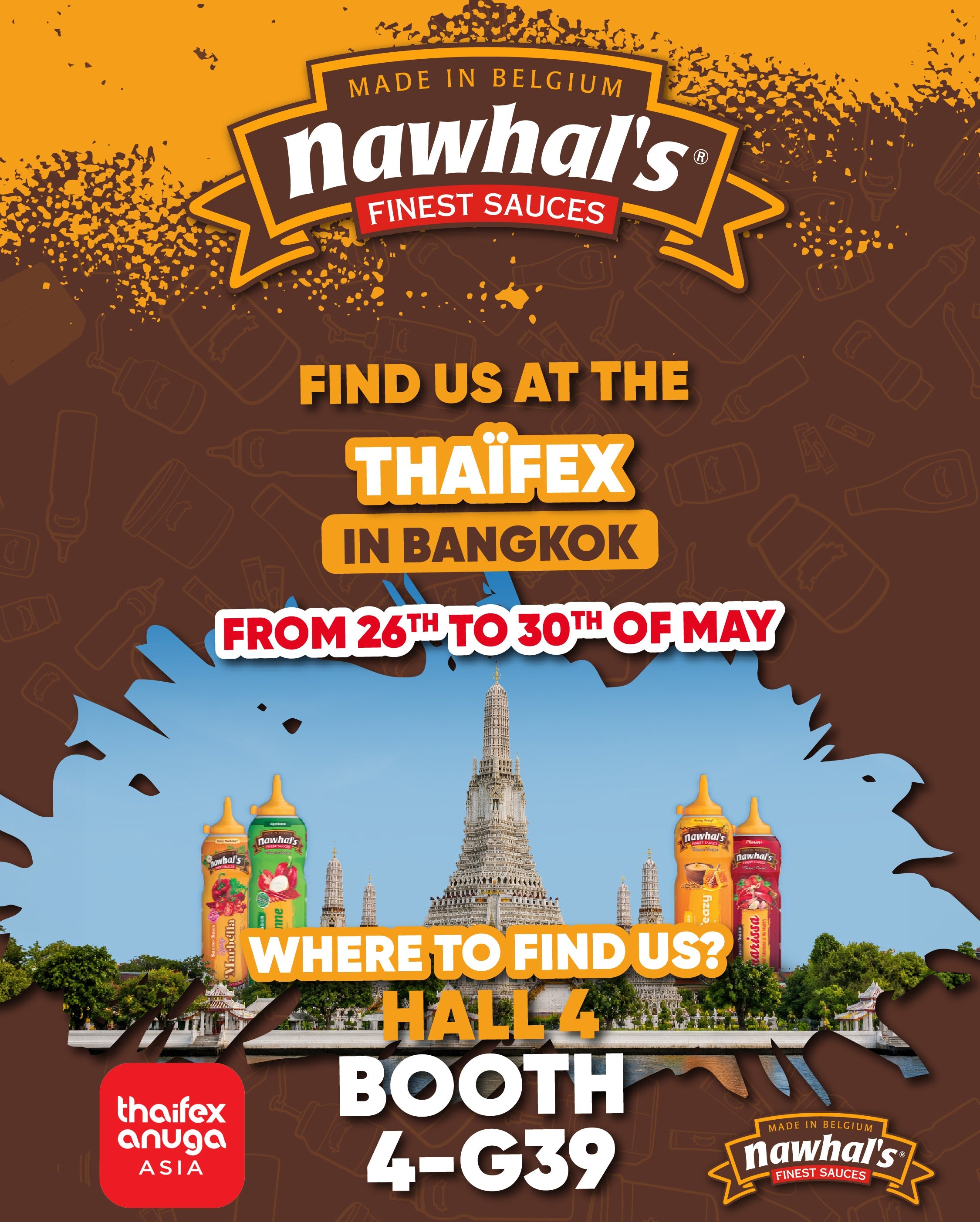 Nawhal’s Sauces Heads to THAIFEX Anuga Asia 2026 in Bangkok