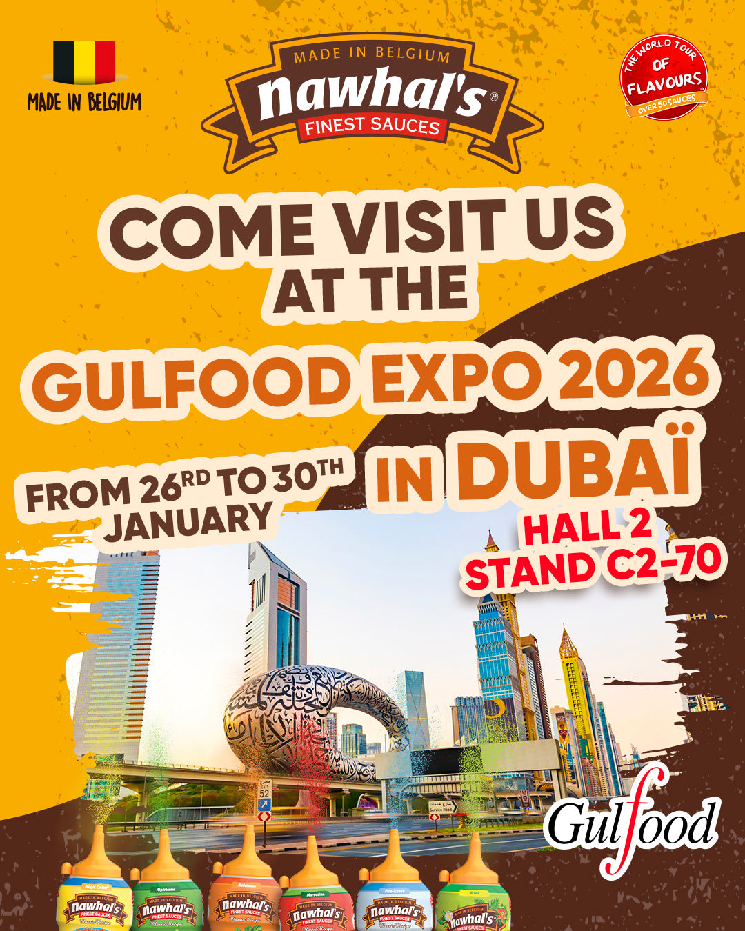Nawhal’s Brings the ‘World Tour of Flavours’ to Gulfood 2026 in Dubai