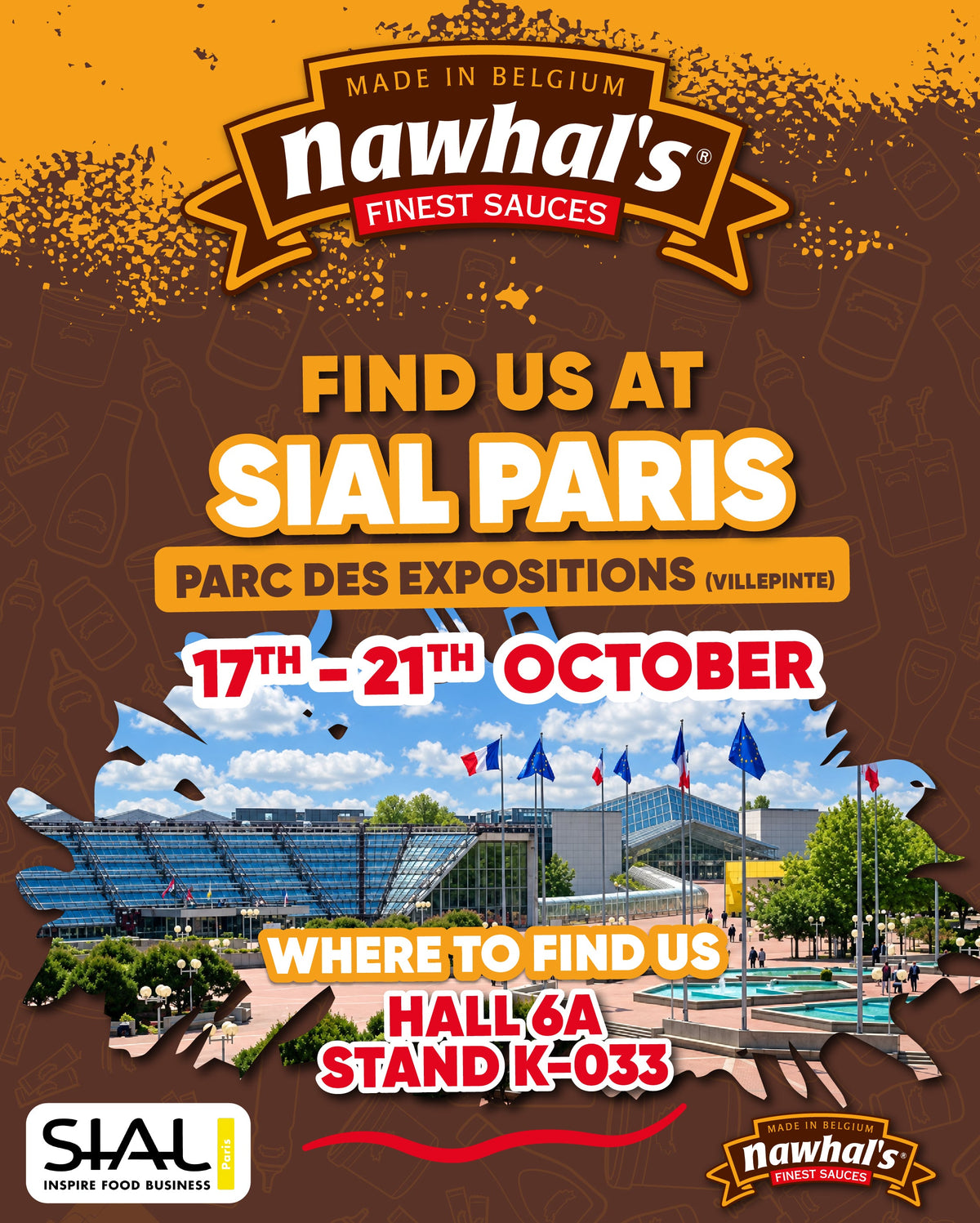 📍 Nawhal's Sauces will be at SIAL Paris!