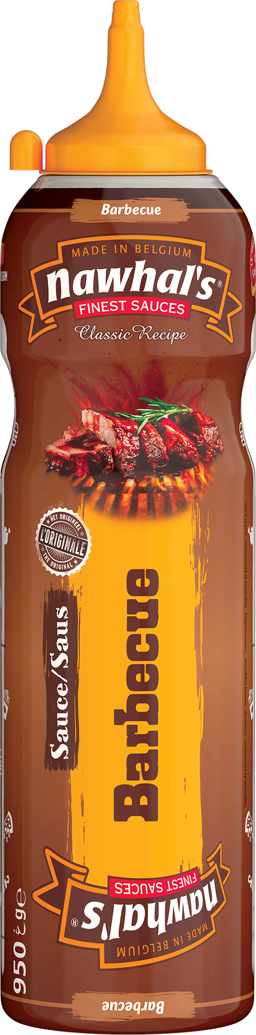 Nawhal's BBQ sauce bottle
