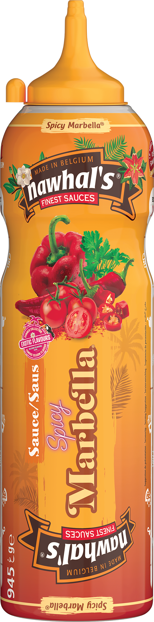 Bouteille de sauce Spicy Marbella Nawhal's